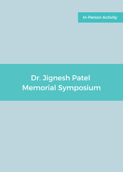Dr. Jignesh Patel Memorial Symposium Banner